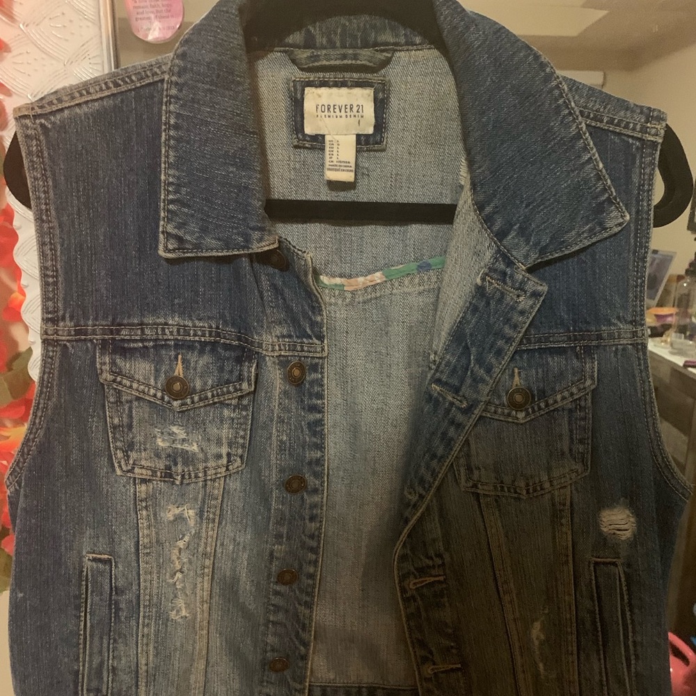Forever 21 Denim Vest